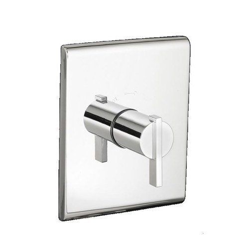 Central Thermostat Trim Kit with Metal Lever Handle in Chrome