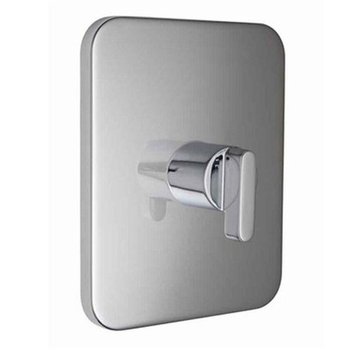 Cenrtal Thermostat Trim Kit with Metal Lever Handle in Chrome Cenrtal Thermostat Trim Kit with Metal Lever Handle in Chrome