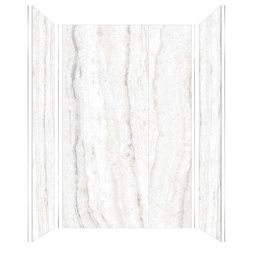 TWKE603696-KI31G Titan 60-in x 36-in x 96-in Eco Shower Wall Trimmable Kit, Savanna Grey (Glossy) TWKE603696-KI31G Titan 60-in x 36-in x 96-in Eco Shower Wall Trimmable Kit, Savanna Grey (Glossy)