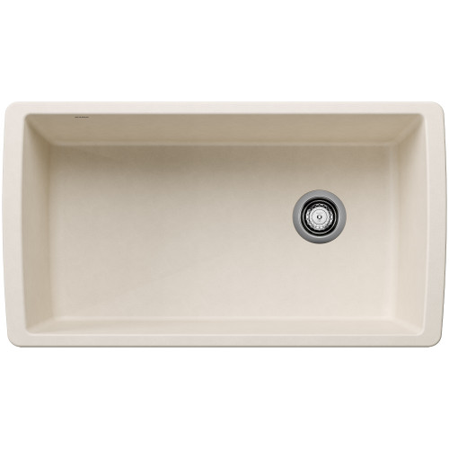 443071 Diamond Super Single Bowl Kitchen Sink, Soft White