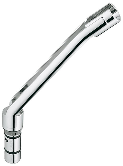 Shower Bar Extension in Chrome