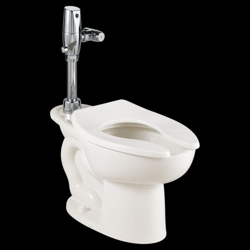 Commercial Madera Toilet with DC Flushing Valve Combo Commercial Madera Toilet with DC Flushing Valve Combo