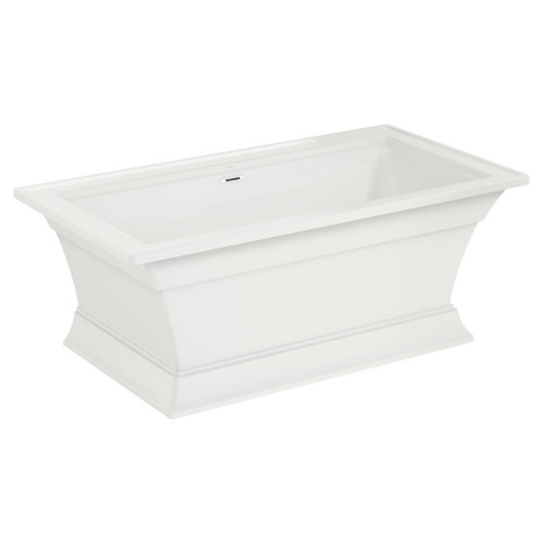 2546004.020 Town Square S 68 x 36-in Freestanding Bathtub Center Drain with Integrated Overflow, White 2546004.020 Town Square S 68 x 36-in Freestanding Bathtub Center Drain with Integrated Overflow, White