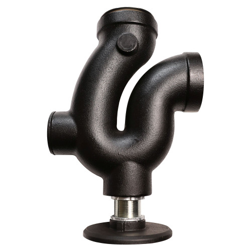 7798020 Universal 2-in Trap Standard for Wall Hung Cast Iron Service Sink 