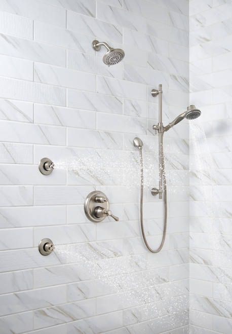 T24897-SS Cassidy Valve Trim with 3-Setting Integrated Diverter in Stainless