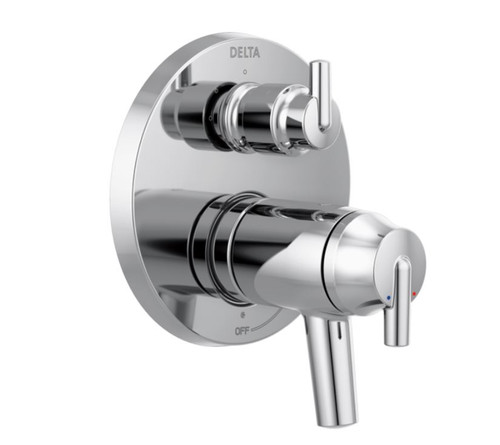 T27T859 Trinsic Series Valve Trim with 3-Setting Integrated Diverter in Chrome