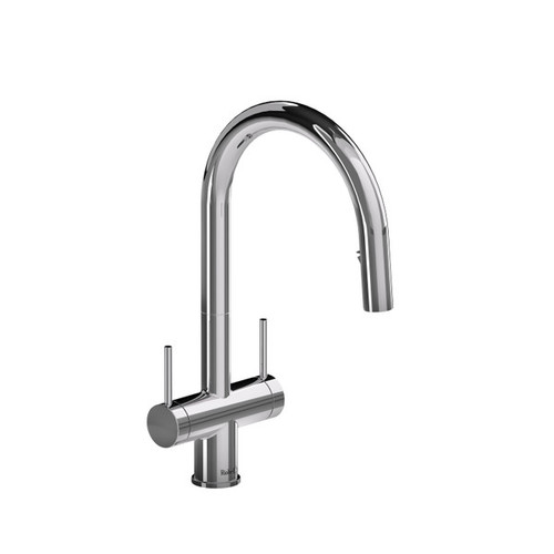 AZ801C Azure Two Handle Pulldown Kitchen Faucet, Chrome