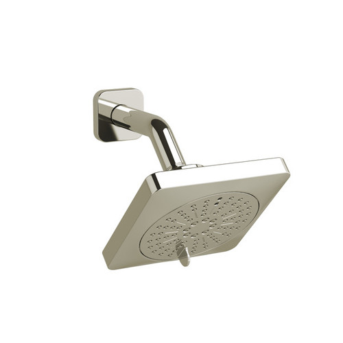 376PN 6-Function 5-in Showerhead with Arm, Polished Nickel