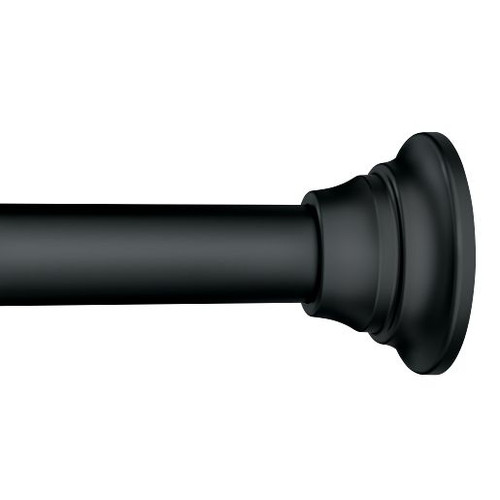 Creative Specialties Tension TR1000BL 44in - 72in Adjustable Shower Curtain Rod in Black Creative Specialties Tension TR1000BL 44in - 72in Adjustable Shower Curtain Rod in Black