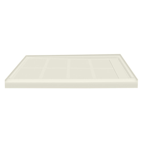 Linear FL4832R-32 48-in x 32-in Rectangular Alcove Shower Base with Right Hand Drain in Cameo