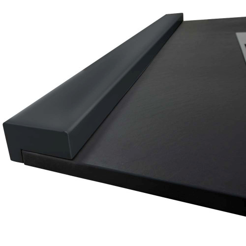 Trimslate 60-in x 4.5-in x 2.75-in Trimmable Shower Base Threshold in Black