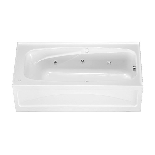 66-in x 32-in Whirlpool with Single Speed Motor/Pump and Right Hand Outlet