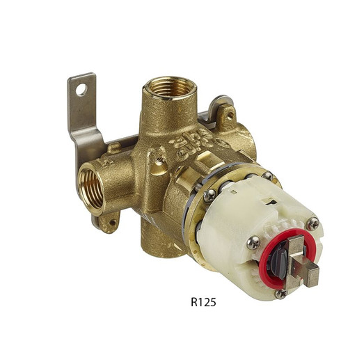 Rough Valve Body with Volume and Temperature Control and Female Thread IPS Inlets/Outlets without Trim