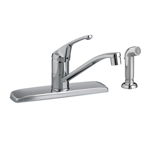 2.2 GPM Kitchen Faucet with Matching Sprayer in Chrome
