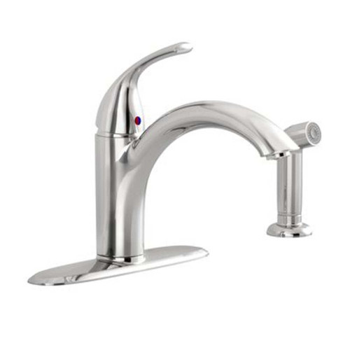 2.2 GPM Kitchen Faucet with Color-Matched Sprayer in Chrome 2.2 GPM Kitchen Faucet with Color-Matched Sprayer in Chrome