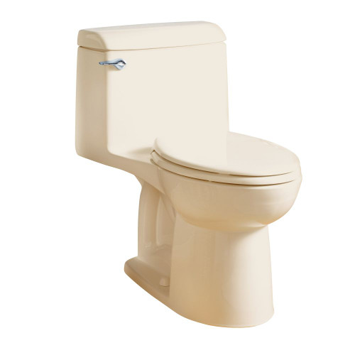 1.6 Gpf Elongated Right Height One-Piece Toilet with Seat, in Bone 1.6 Gpf Elongated Right Height One-Piece Toilet with Seat, in Bone