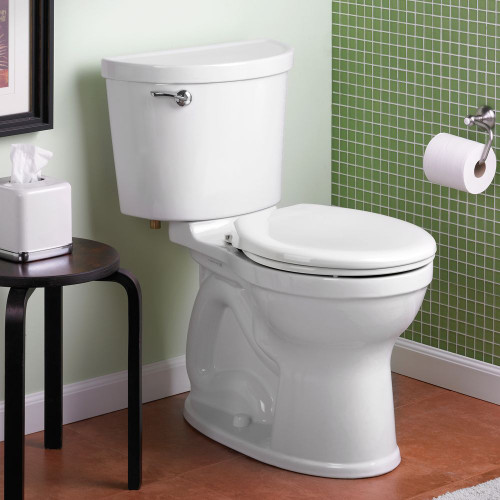 American Standard 211BA104.020 Right Height Round Front 1.28 Gpf 2-Piece Toilet, in White American Standard 211BA104.020 Right Height Round Front 1.28 Gpf 2-Piece Toilet, in White