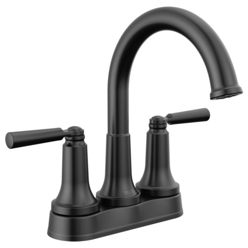 2535-BLTP-DST SAYLOR Two Handle Tract Pack Centerset Bathroom Faucet, Matte Black