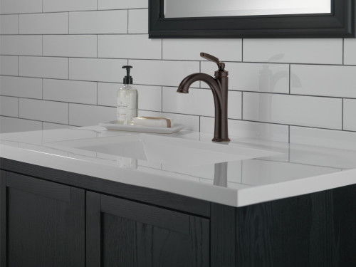 532-RBMPU-DST Woodhurst Single Handle Bathroom Faucet, Venetian Bronze
