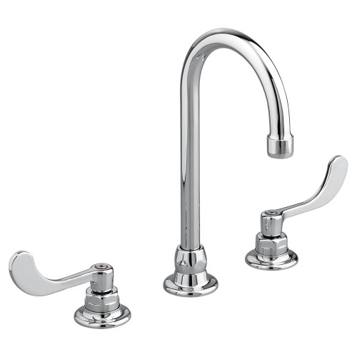 1.5 GPM 8" Widespread Faucet with Rigid/Swivel Gooseneck Spout and 3rd Water Inlet in Polished Chrome 1.5 GPM 8" Widespread Faucet with Rigid/Swivel Gooseneck Spout and 3rd Water Inlet in Polished Chrome