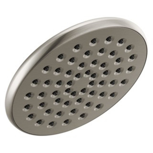 52433-SS Universal Showering Components Single-Setting Raincan Shower Head, Stainless