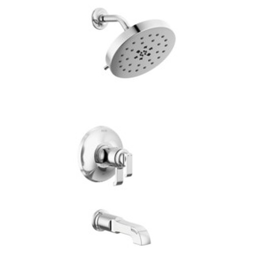 T17T489-PR Tetra 17T Series Tub Shower Trim, Lumicoat Chrome