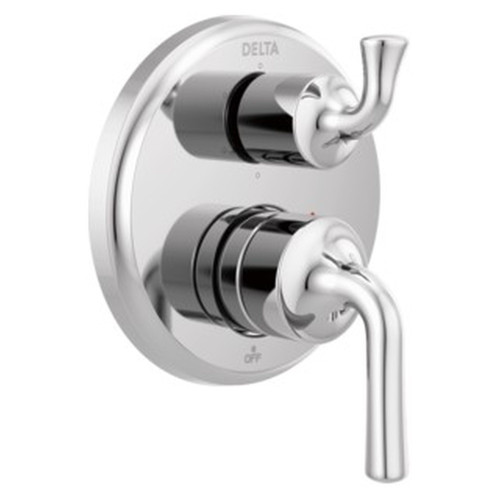T24933 Kayra Two-Handle Monitor 14 Series Valve Trim with 6-Setting Integrated Diverter, Chrome