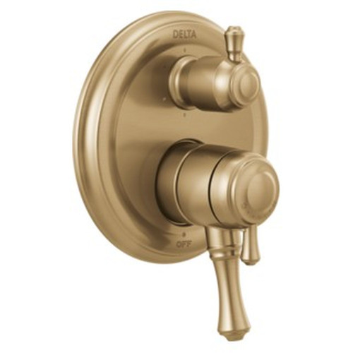 T27997-CZ Cassidy Traditional Monitor 17 Series Valve Trim with 6-Setting Integrated Diverter, Champagne Bronze