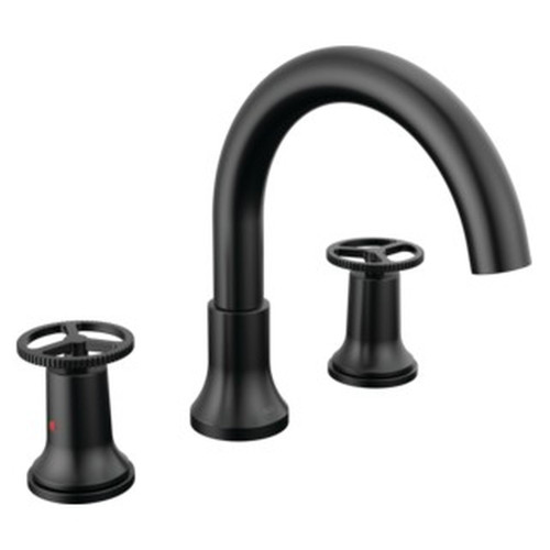 T2758-BL Trinsic Delta Trinsic Roman Tub Faucet Trim, Matte Black