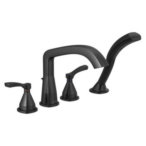 T4776-BL Stryke Delta Stryke Four Hole Roman Tub Trim, Matte Black T4776-BL Stryke Delta Stryke Four Hole Roman Tub Trim, Matte Black