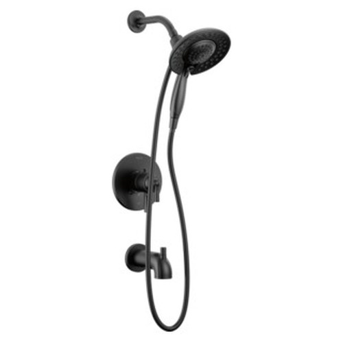 T17435-BL-I SAYLOR Monitor 17 Series Tub & Shower Trim with In2ition, Matte Black