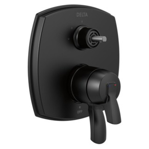 T27876-BLLHP Stryke 17 Series Integrated Diverter Trim with Three Function Diverter Less Diverter Handle, Matte Black