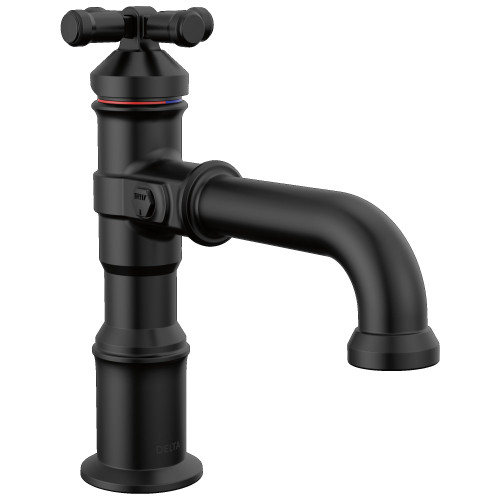 587-BL-DST Broderick 7.13-in x 2.00-in x 7.50-in Single Handle Bathroom Faucet, Matte Black