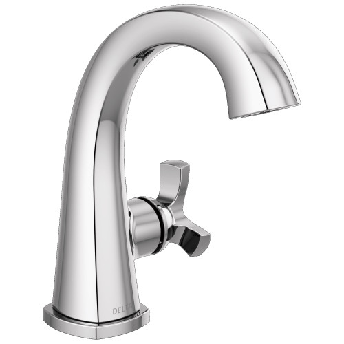 5776-PR-MPU-DST Stryke 6.56-in x 6.00-in x 6.88-in Single Handle Bathroom Faucet, Lumicoat Chrome