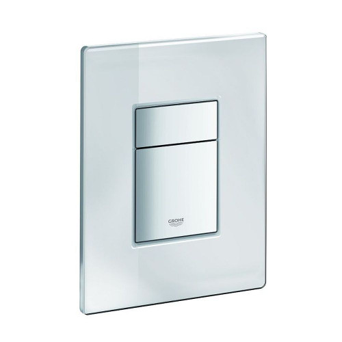 Grohe 389160A0 Skate Cosmopolitan Glass Wall Plate in Chrome, Mirror Glass Grohe 389160A0 Skate Cosmopolitan Glass Wall Plate in Chrome, Mirror Glass