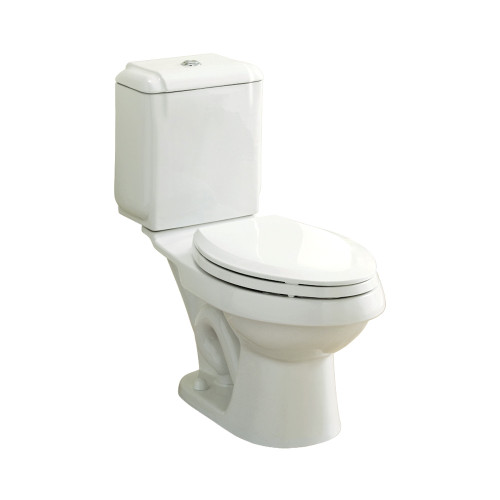 1.6 / 0.8-GPF 12-in Rough-In WaterSense Elongated Dual-Flush 2-Piece Standard Height Toilet in White
