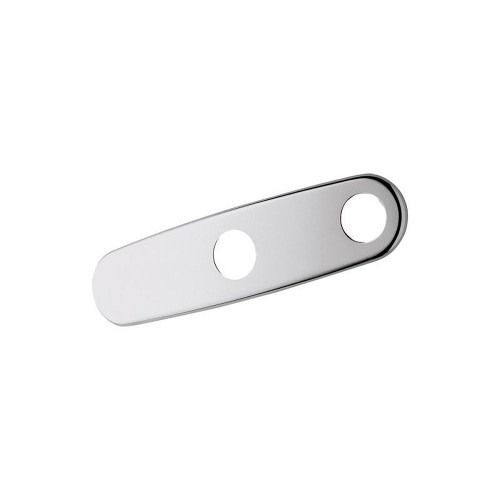 Grohe 07555000 Two-Hole 10-in Escutcheon in Chrome
