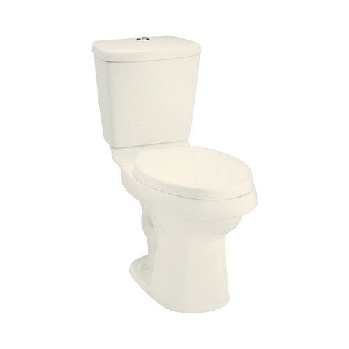 Elongated 2-Piece Toilet 0.8/1.6 GPM in Biscuit