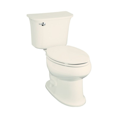 Elongated 2-Piece Toilet 1.6 GPM in Biscuit