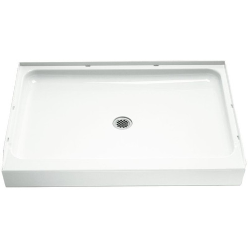 72121100-0 Shower Base 34-in L x 48-in W with Center Drain in White