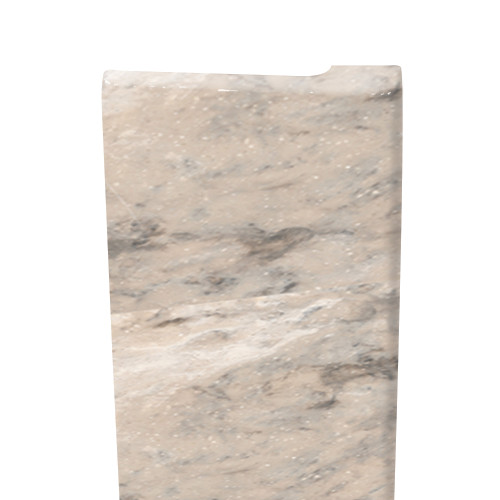 TRIM602-49 Saramar .5-in x 1.87-in x 60-in Surface Edge Trim, Sand Creme