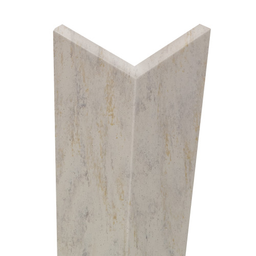 OCT962-185 Lusso 1.87-in x 1.87-in x 96-in Outside Corner Trim, Creme Carmel