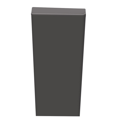 BATN961-40 Prodigy .25-in x 2-in x 96-in Batten Molding, Dark Grey