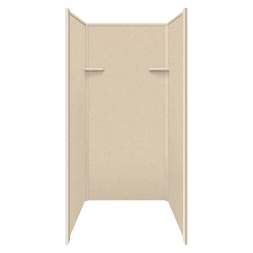 36-in x 36-in x 72-in Solid Surface Shower Wall Surround in Matrix Khaki 36-in x 36-in x 72-in Solid Surface Shower Wall Surround in Matrix Khaki