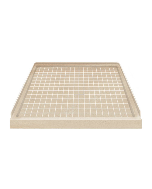 36 x 36 Solid Surface Shower Base in Matrix Khaki