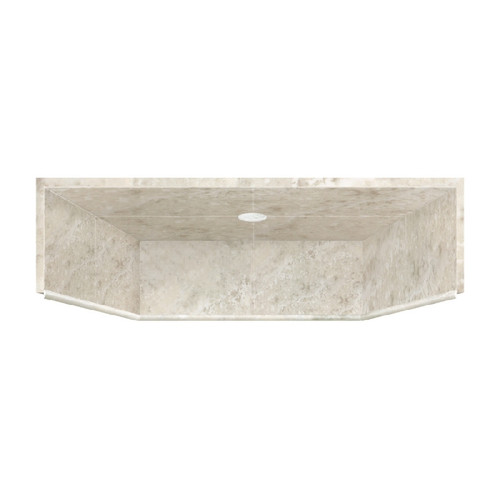 36-in x 36-in Solid Surface Shower Dome in Silver Mocha