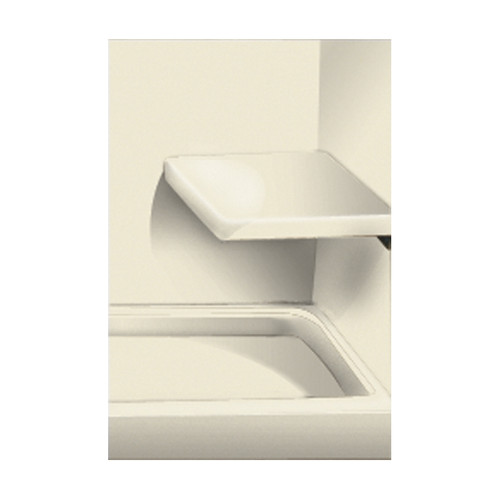 12-in x 24-in Solid Surface Wall-Mount Rectangular Shower Seat in Biscuit 12-in x 24-in Solid Surface Wall-Mount Rectangular Shower Seat in Biscuit
