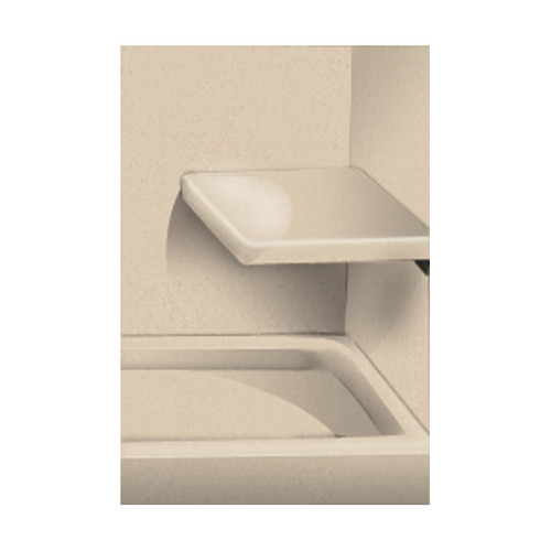 12-in x 24-in Solid Surface Wall-Mount Rectangular Shower Seat in Matrix Khaki 12-in x 24-in Solid Surface Wall-Mount Rectangular Shower Seat in Matrix Khaki