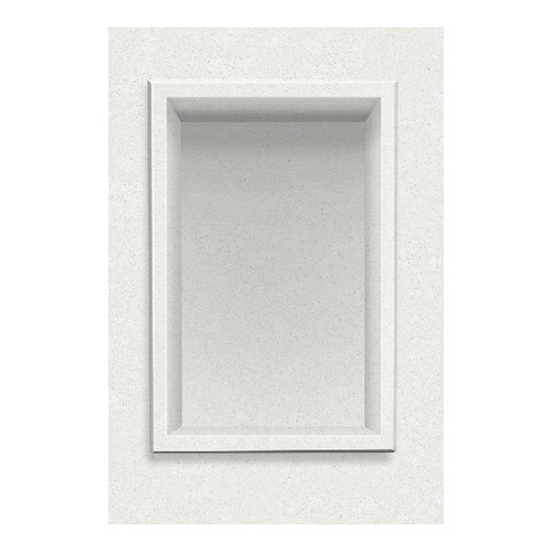 7-1/2-in x 11-in Recessed Shampoo Caddy in Matrix White 7-1/2-in x 11-in Recessed Shampoo Caddy in Matrix White