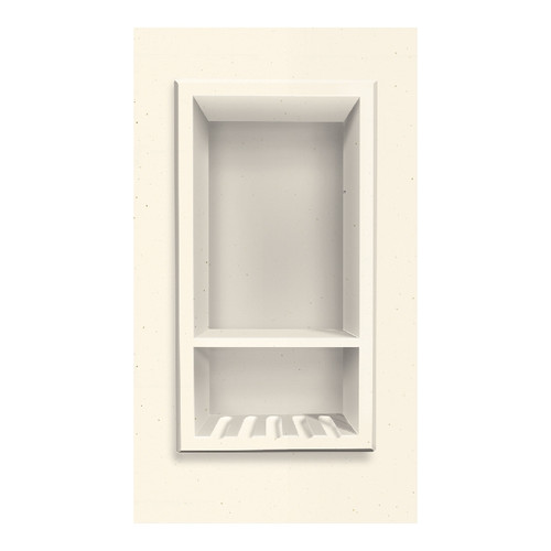 7-1/2-in x 15-in Recessed Shampoo Caddy in Moonlight